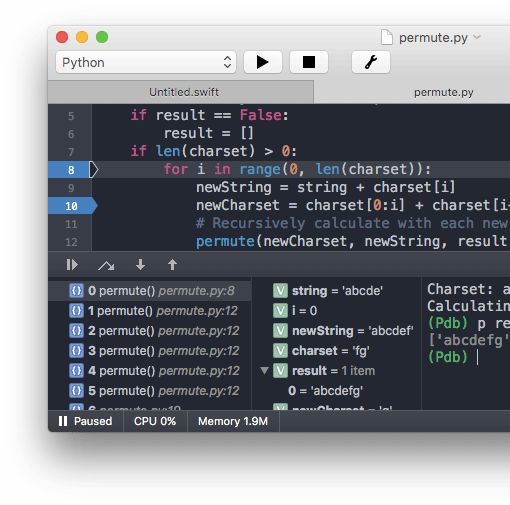 run java applets in coderunner mac